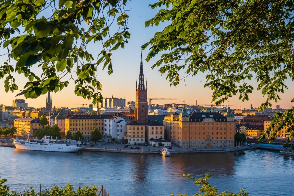 Scenic view from Monteliusvägen