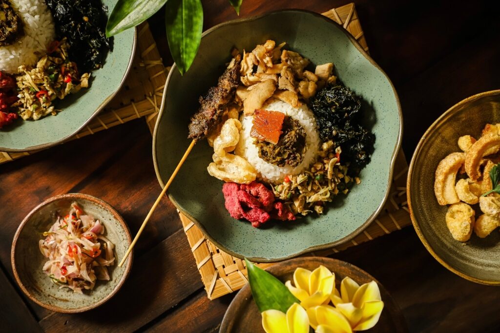 Try local dishes, one of the best things to do in Ubud