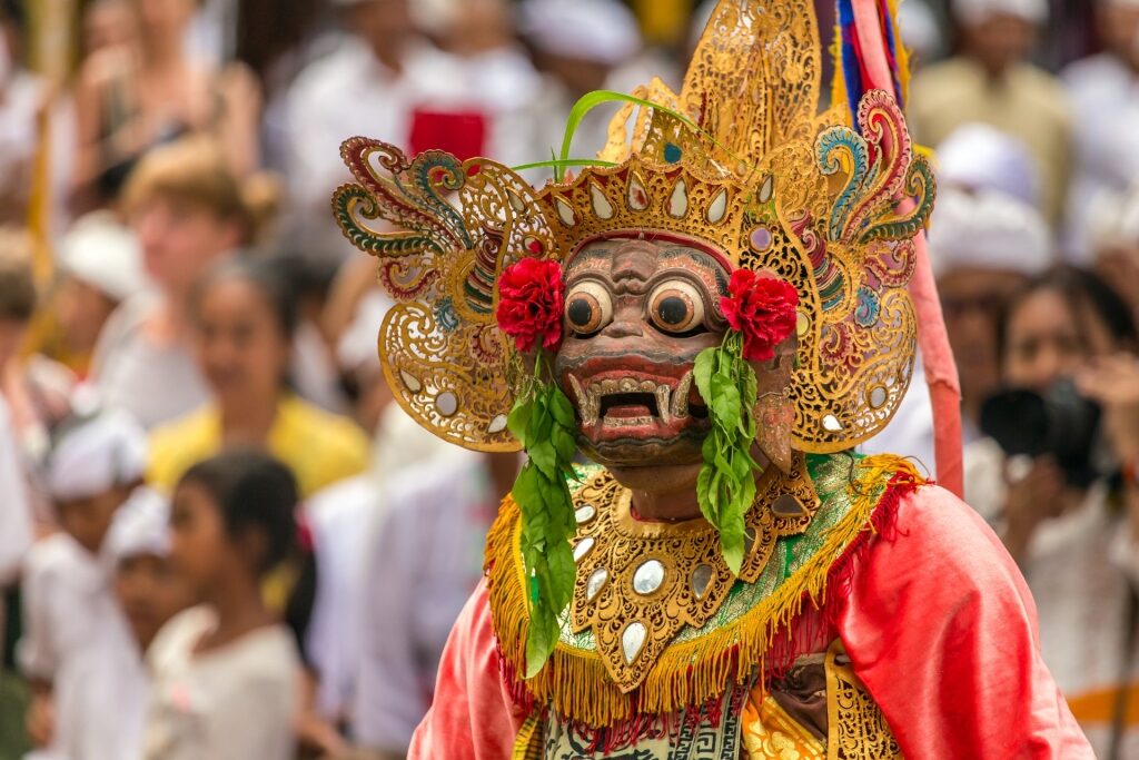 Traditional Kecak Balinese dance