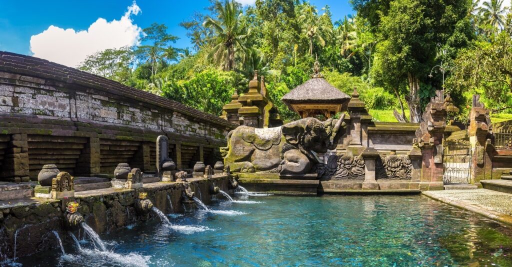 Sacred water in Pura Tirta Empul