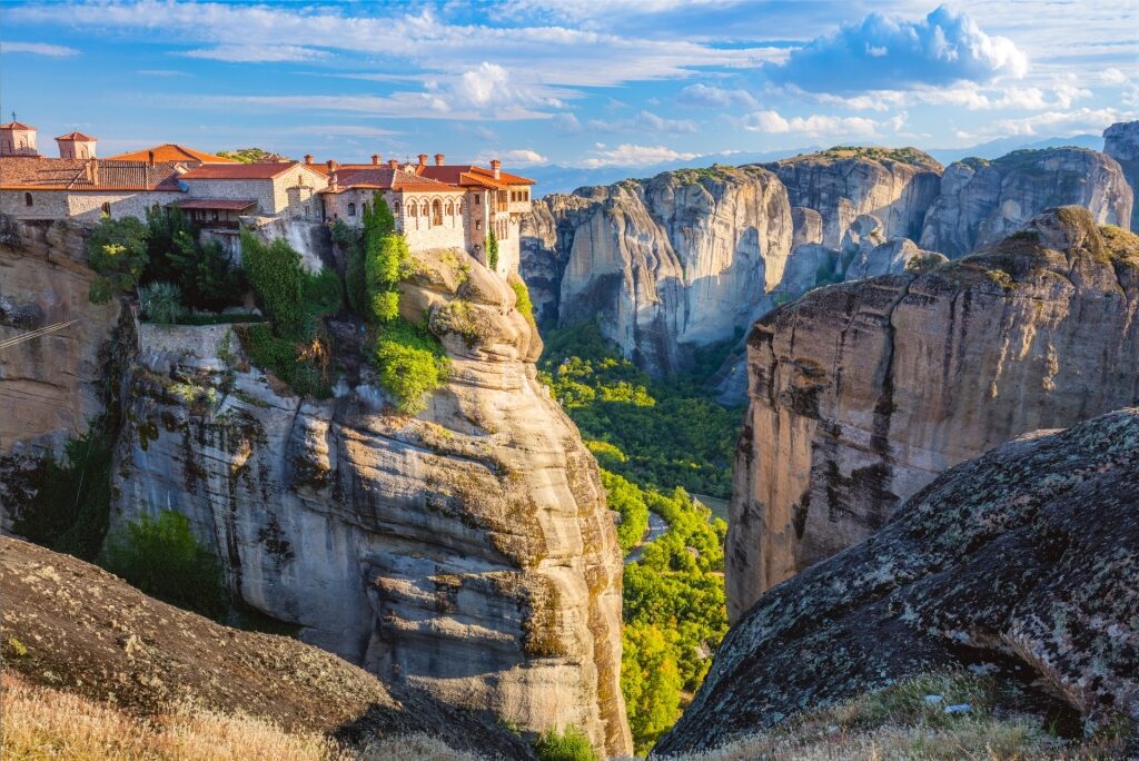 Unique rock formations of Meteora