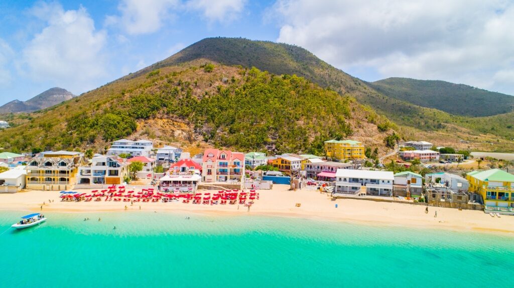 St Maarten, one of the best warm places to visit in February