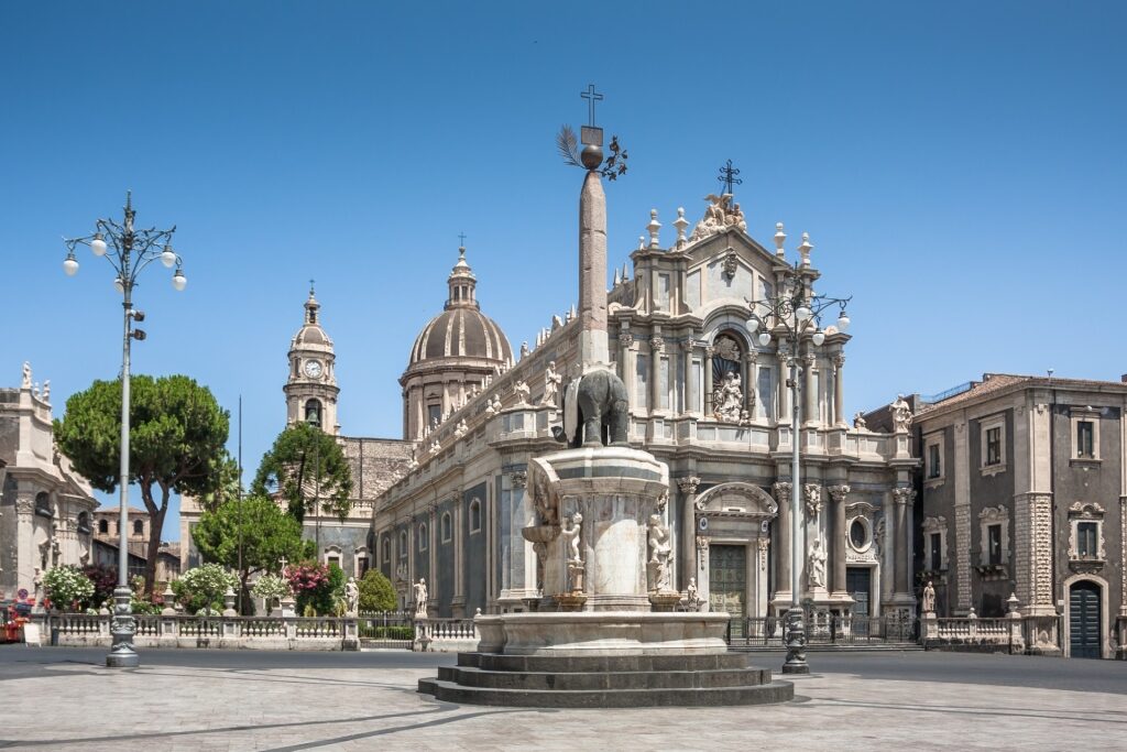 Beautiful exterior of Catania Cathedral