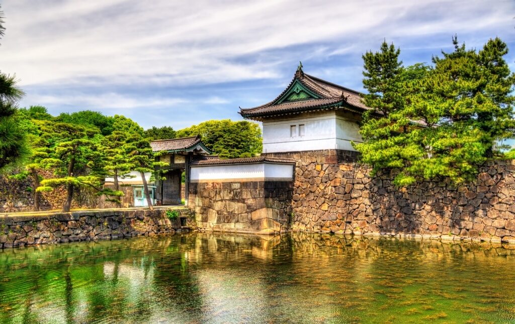 Waterfront view of the Tokyo Imperial Palace