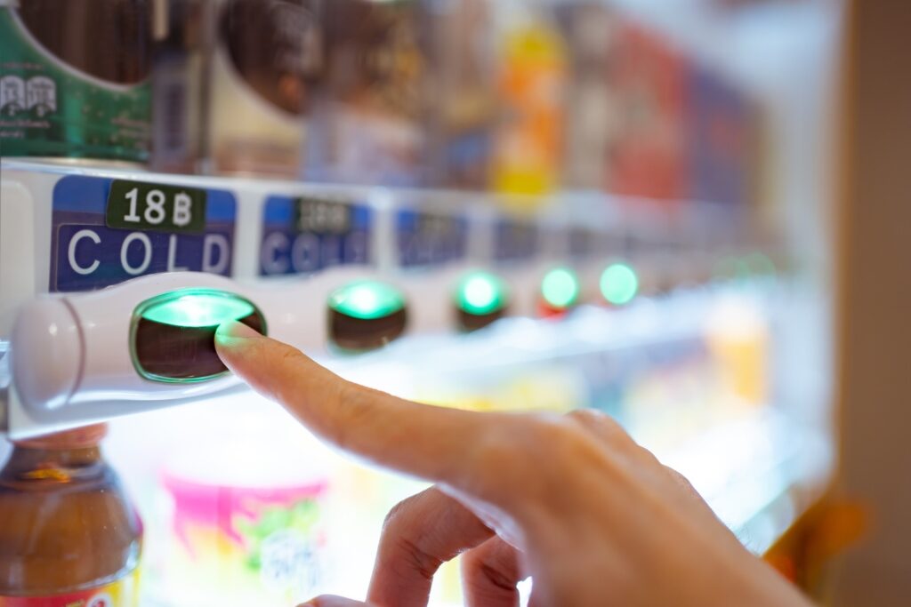 Vending machine in Tokyo