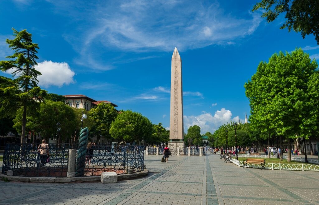 Street view of Sultanahmet Square, Istanbul