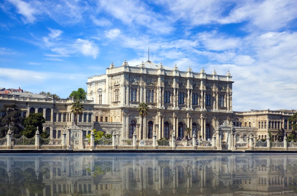 Waterfront view of Dolmabahçe Palace, Istanbul