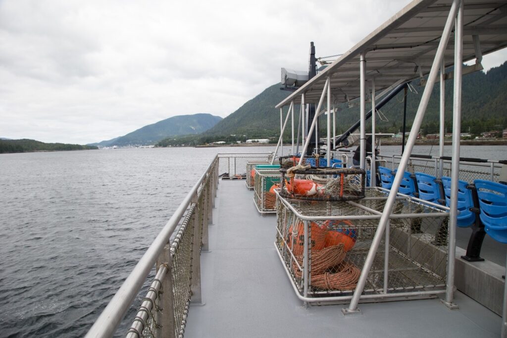 Bering Sea crab boat in Alaska