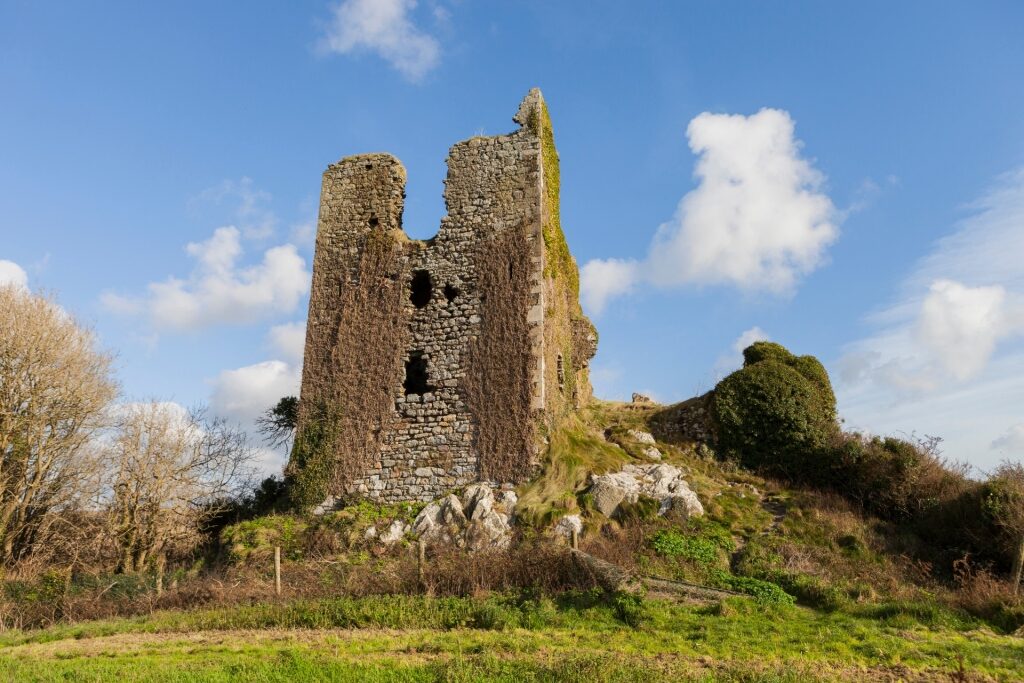 Historic site of Dunhill Castle, Waterford