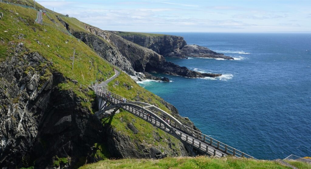 Beautiful landscape of Mizen Head Signal Station, Cork