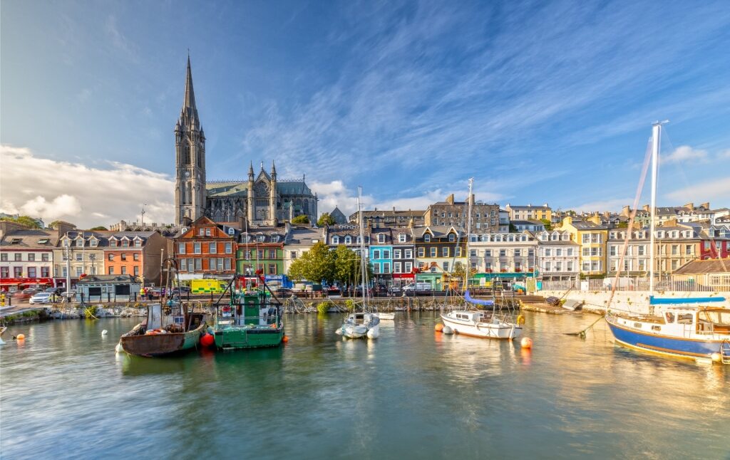 Pretty waterfront of Cobh