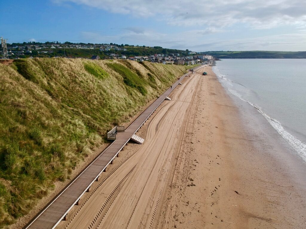 Youghal Beach, one of the best beaches in Ireland