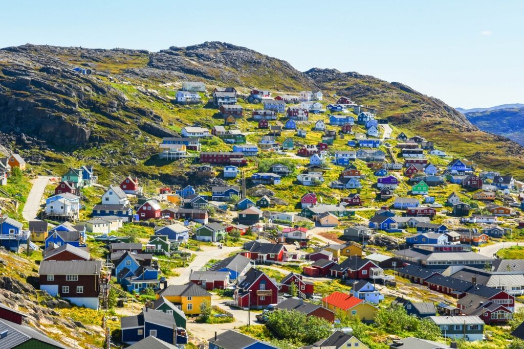 Scenic landscape of Qaqortoq