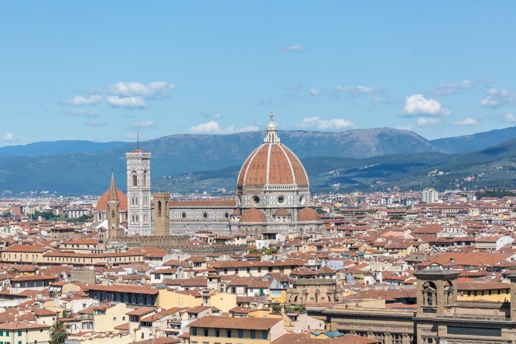 Scenic landscape of Duomo in Florence, Italy