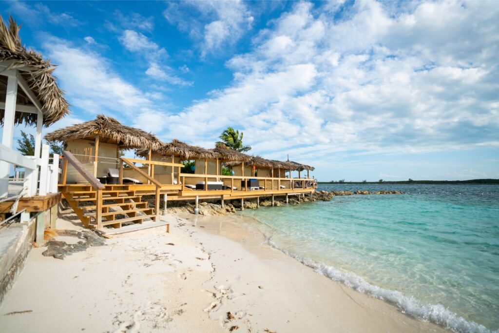 White sands of Pearl Island, The Bahamas