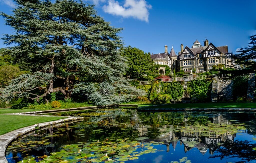 Lush landscape of Bodnant Garden