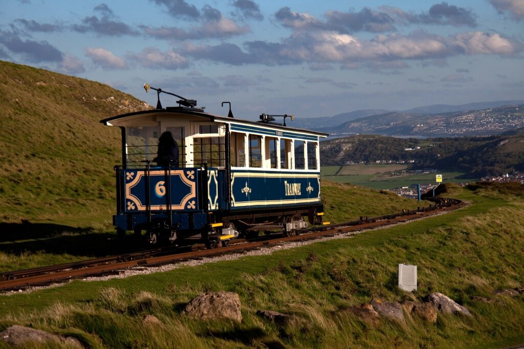 View of the Great Orme Tramway