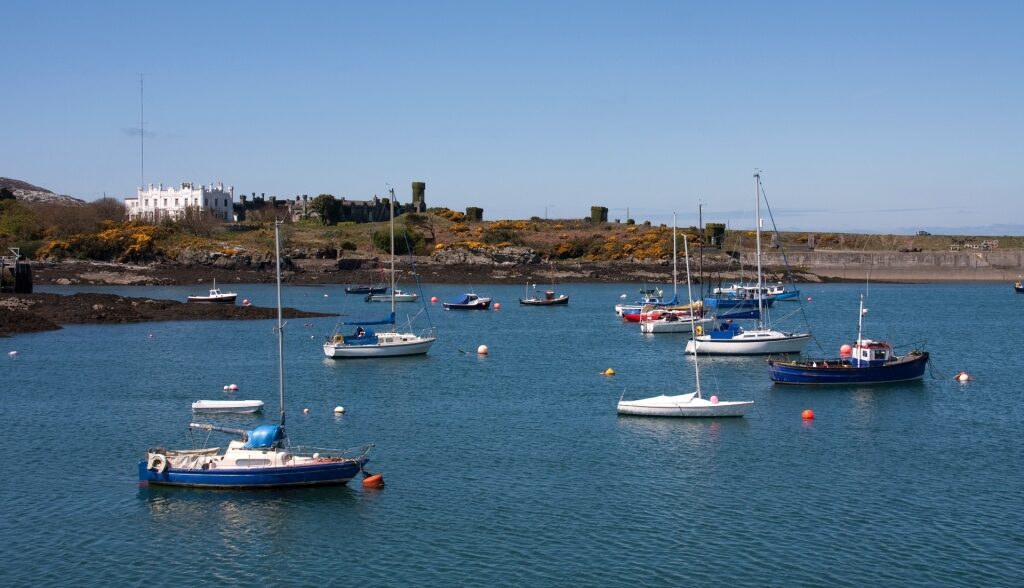 Harbor of Holyhead Wales