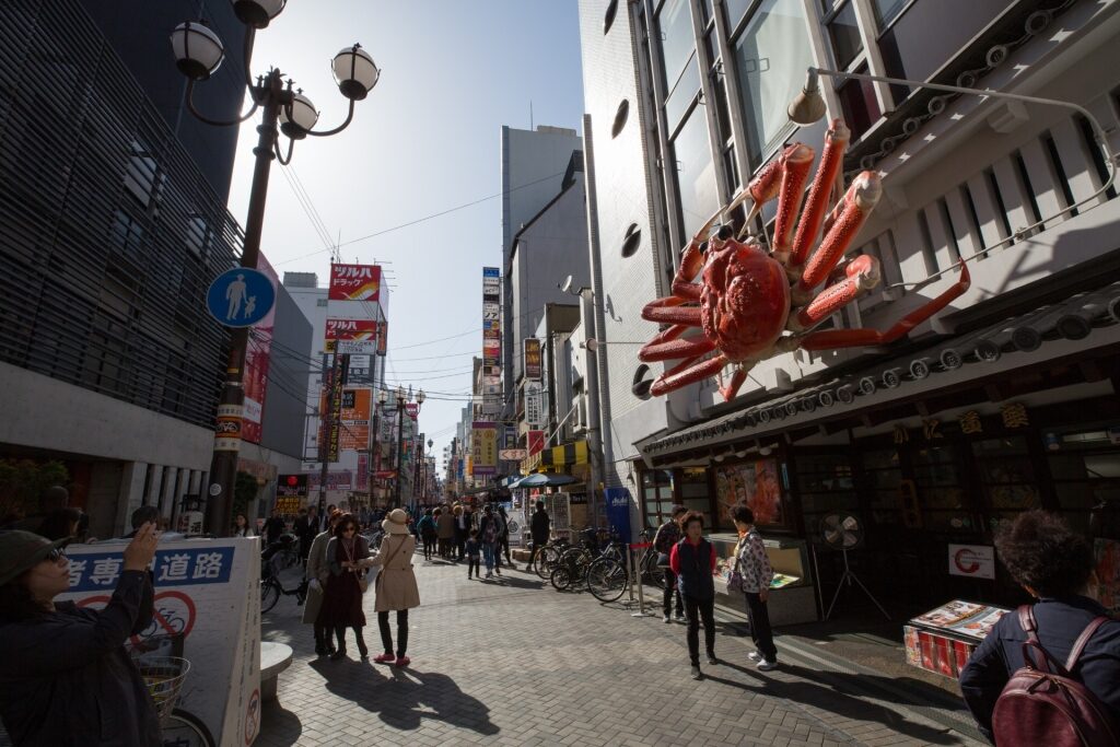 Street view of Dotonbori