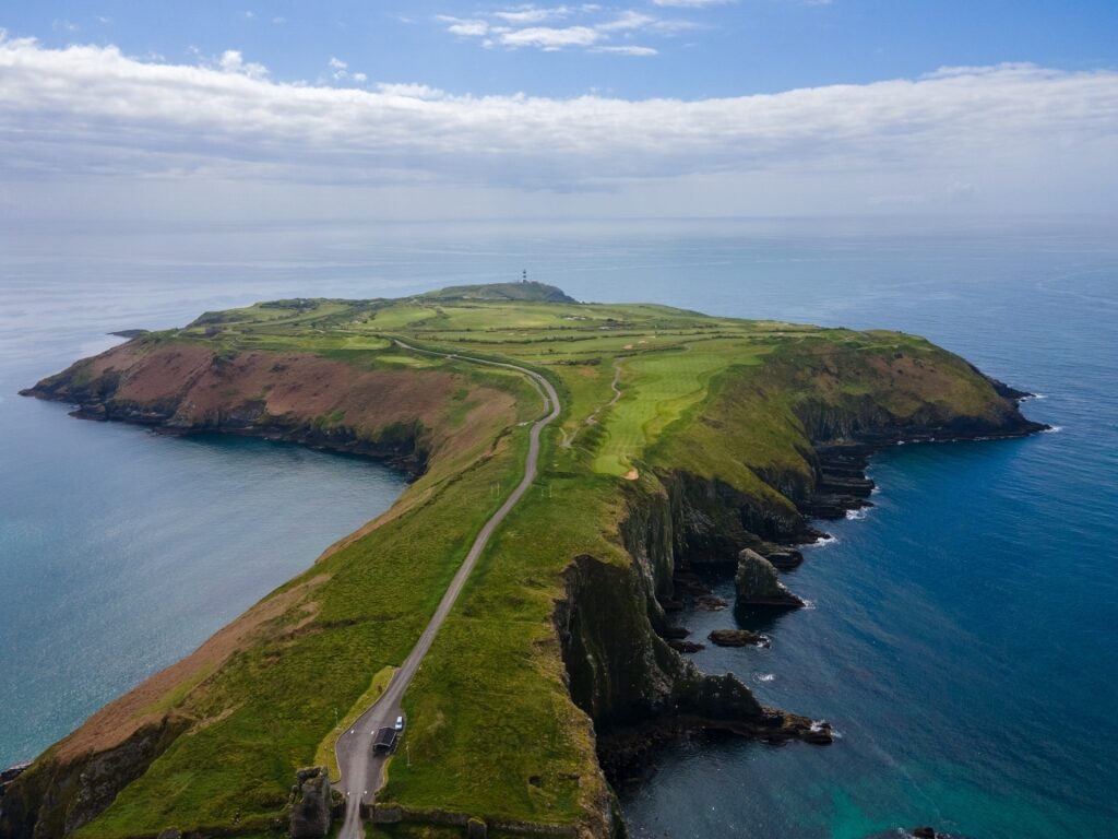 Rugged landscape of Old Head of Kinsale