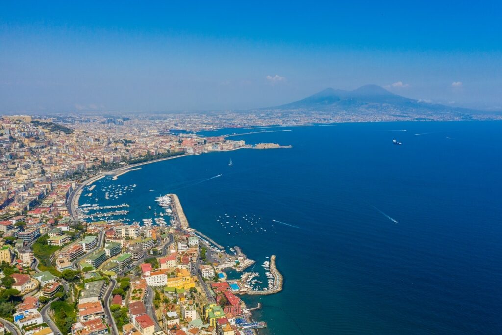 Scenic landscape of Naples