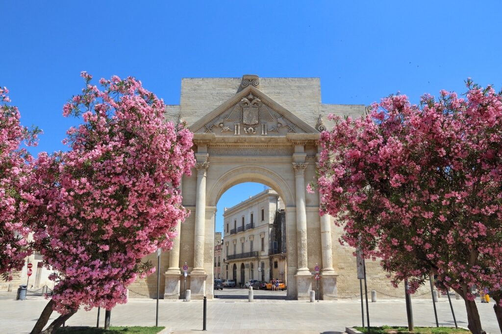 View of Lecce in spring