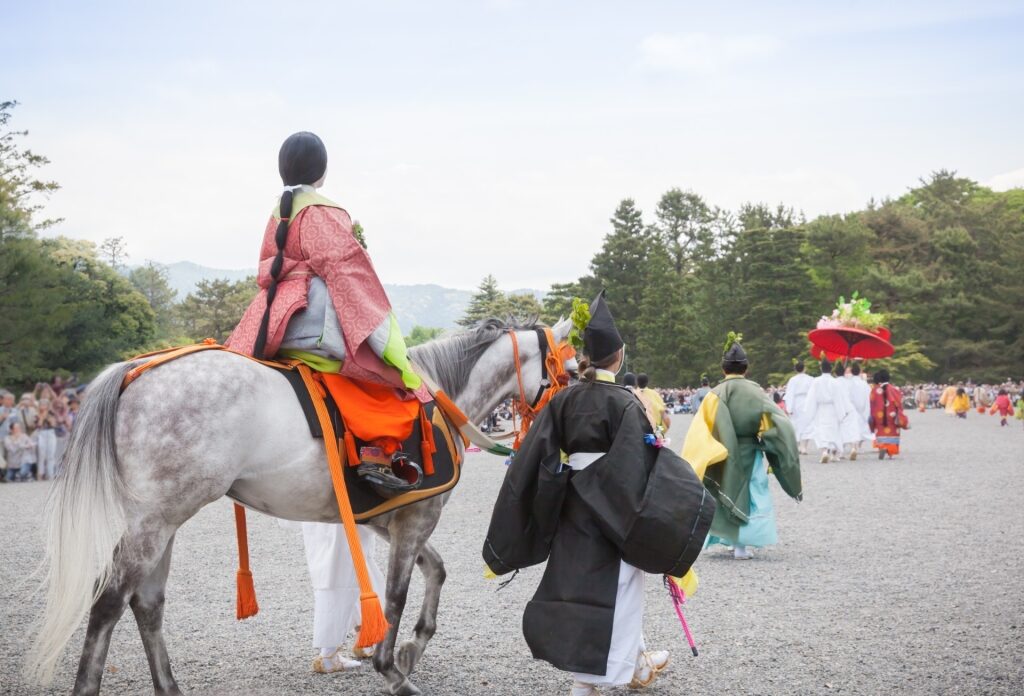 Locals during Aoi Matsuri, Kyoto