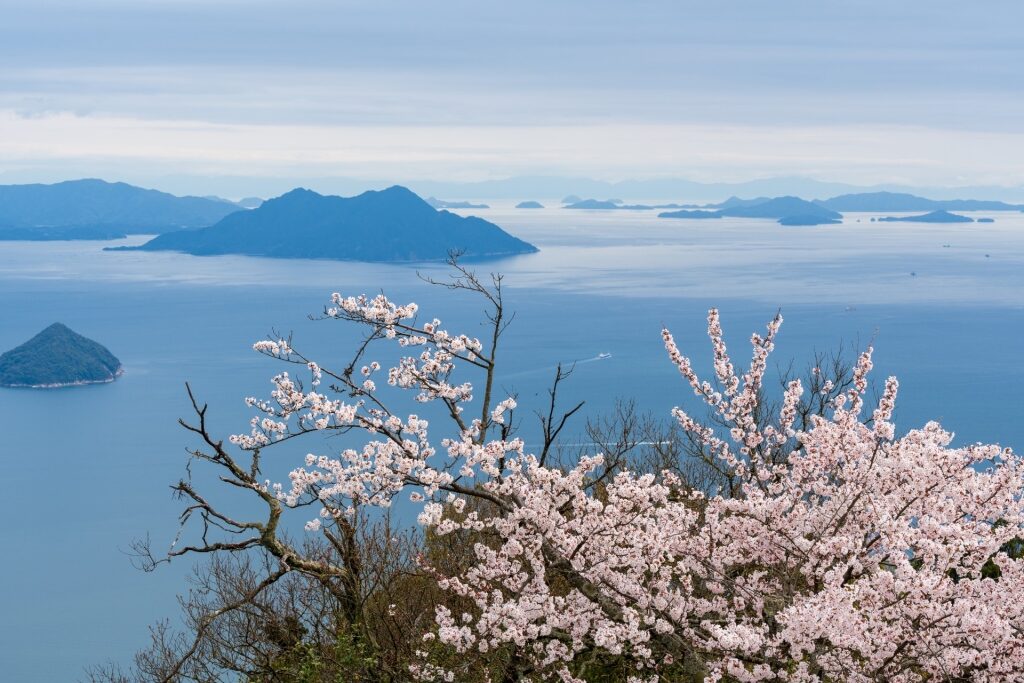 Scenic view from Mount Misen, Miyajima Island