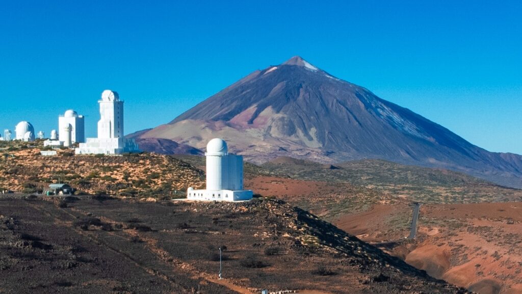 Scenic landscape of Teide Observatory, Tenerife