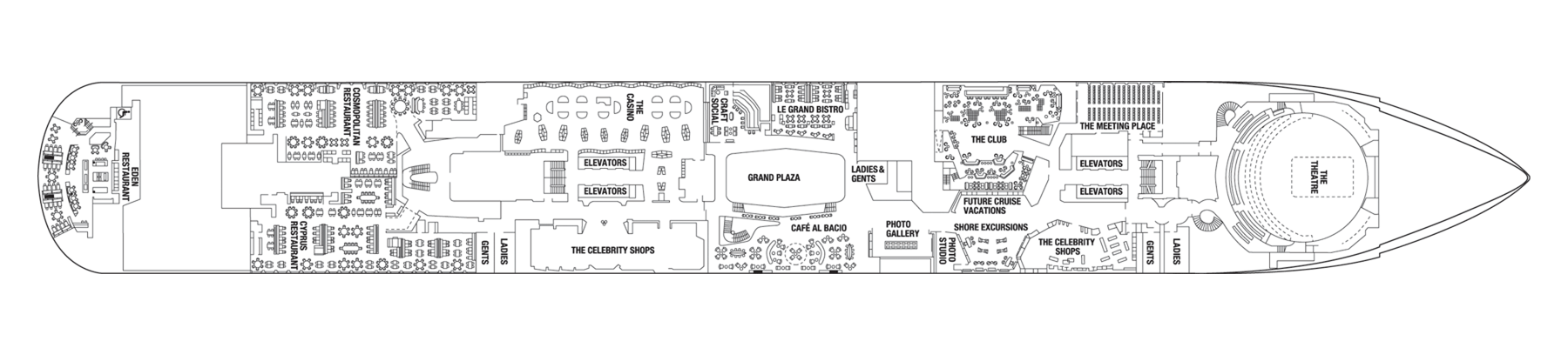 Celebrity Apex Deck Plans | Celebrity Cruises