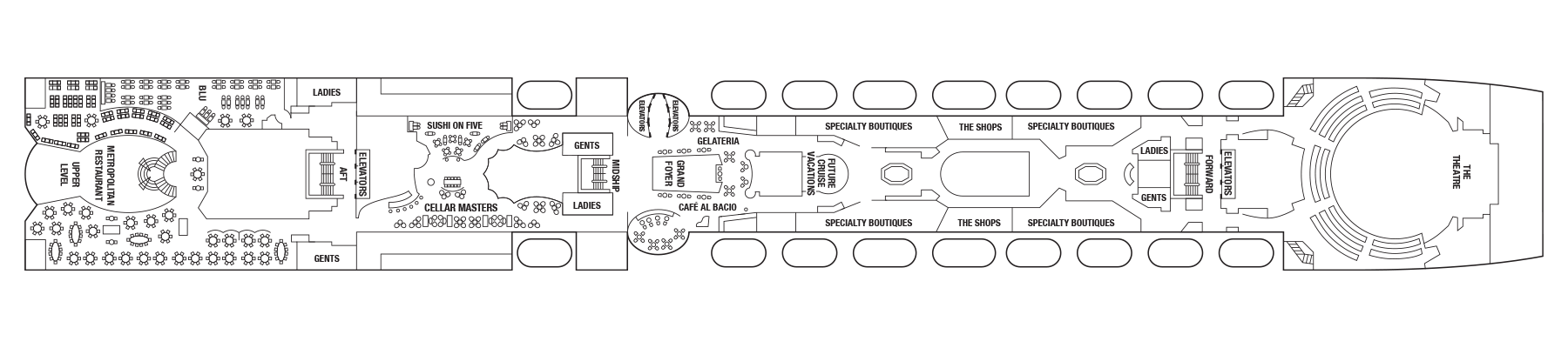 Celebrity Millennium Deck Plans | Celebrity Cruises