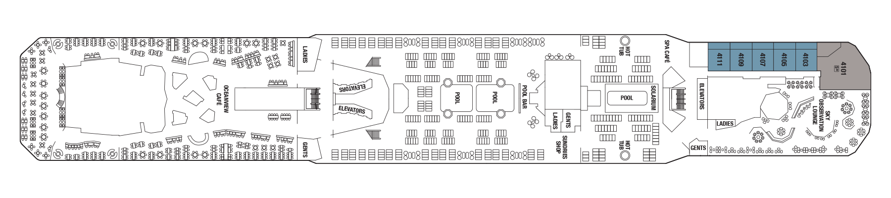 Celebrity Reflection Deck Plans | Celebrity Cruises