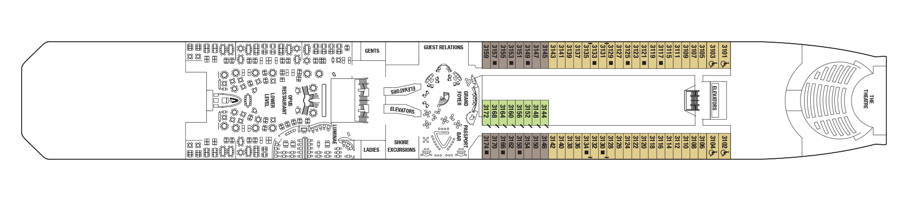 Celebrity Reflection Deck Plans | Celebrity Cruises Canada