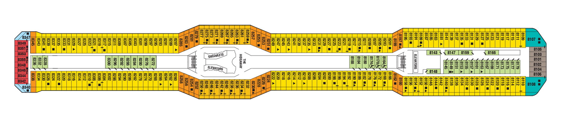 Celebrity Silhouette Deck Plans Celebrity Cruises Mexico