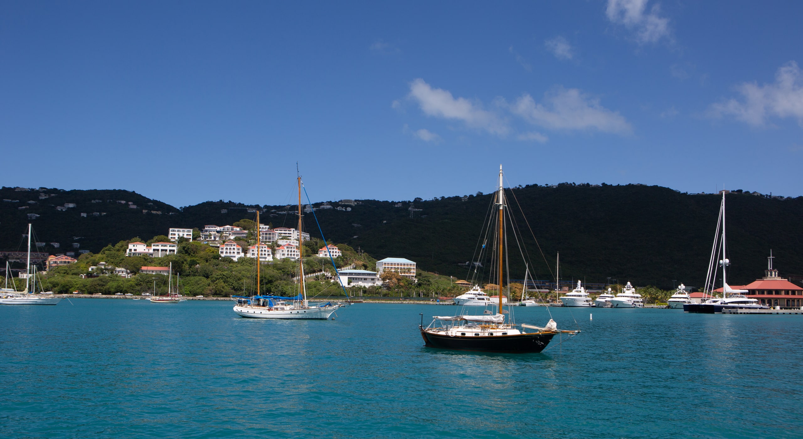 Best Virgin Islands Cruises 2024 2025 Celebrity Cruises   Scenic View Of St Thomas With Boats 2560x1440 